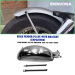 1X Silver Rear Fender Plate With Bracket For Honda Shadow 400 750 Handmade 97-03. Fixed Price $103.40.