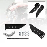 Black Upper Fairing Bracket Repair Kit For Harley Road Tour Glide Efi Fltri. Fixed Price $34.20.