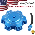 Cnc Gas Cap 2003 Yamaha Petrol Fuel Tank Lid Aluminum Blue. Fixed Price $34.94.