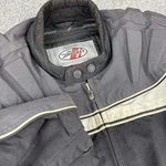 Joe Rocket Motorcycle Jacket Mens Xl Racing Armor Padded Black White Atomic Race. Fixed Price $59.99.